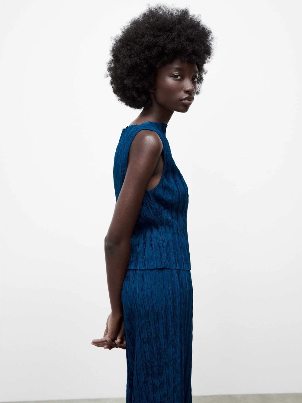 Zara Sleeveless Navy matching set - Picture 4 of 5